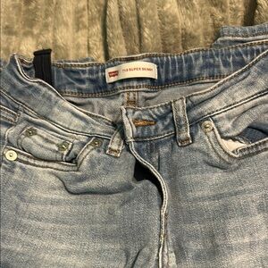 Levi's Light Blue Super Skinny Jeans